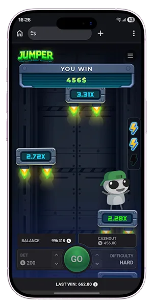 Jumper Game Multiplikatorsystem